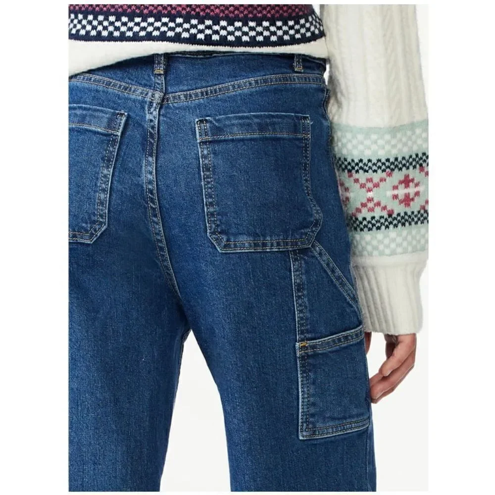 Free Assembly Girls Wide Leg Carpenter Jeans